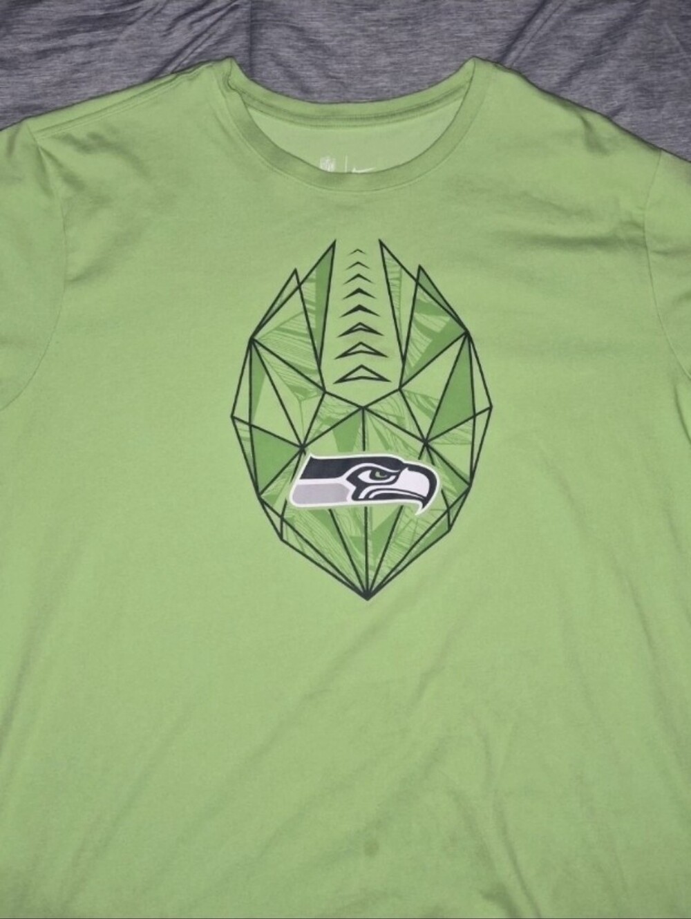 LIME GREEN XL DRI-FIT SEATTLE SEAHAWKS NFL TEAM APPAREL NIKE TEE T-SHIRT XL